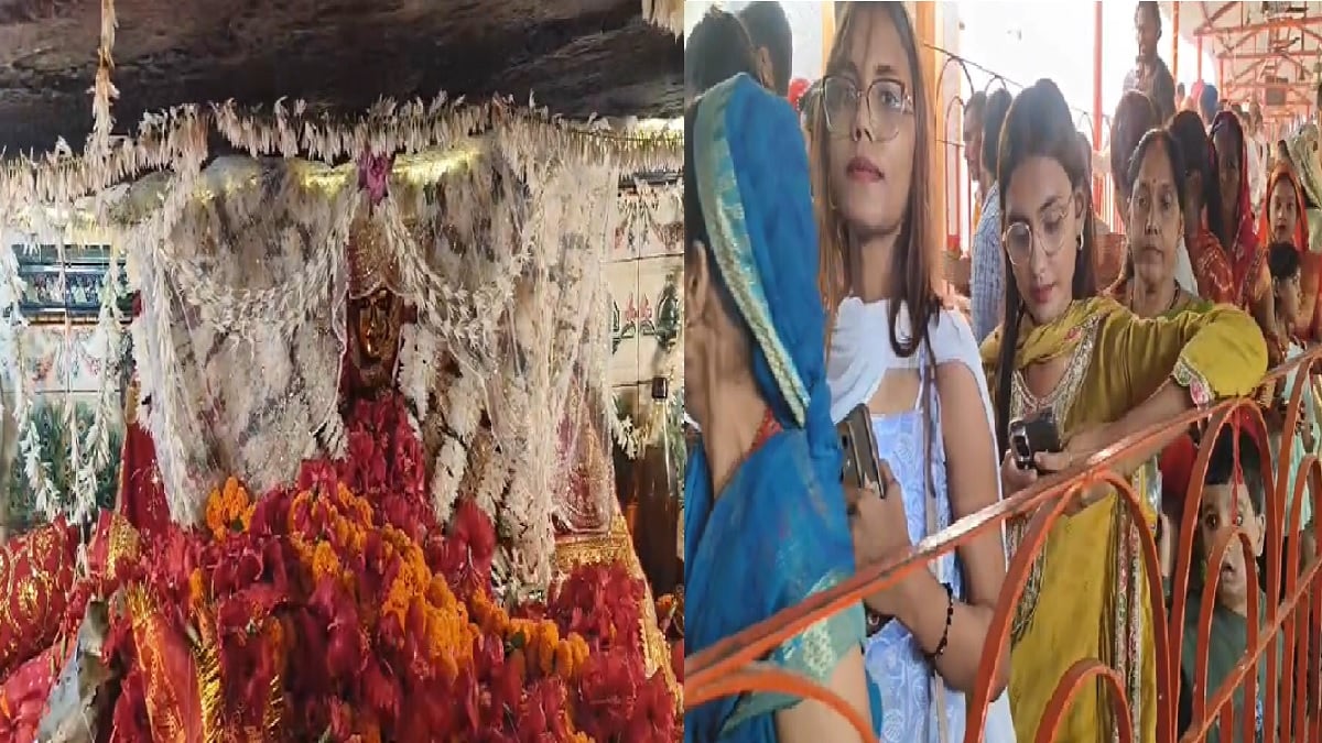 नवरात्रि के पहले दिन ताराचंडी देवी मंदिर में उमड़ा आस्था का सैलाब, मनोकामना लेकर पहुंचे श्रद्धालु