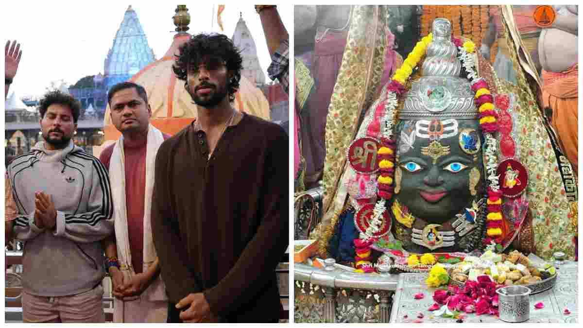 महाकाल के दरबार में पहुंचे टीम इंडिया के धुरंधर: कुलदीप यादव और तिलक वर्मा ने भस्म आरती में टेका माथा; 2 घंटे नंदी हॉल में बैठकर किए दिव्य दर्शन