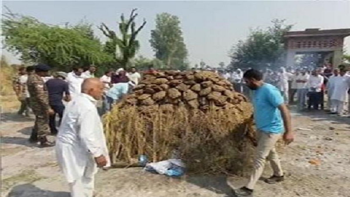 8 दिन की बेटी, 6 साल का बेटा; सेना के जवान विकास देशवाल को गांव ने दी अंतिम विदाई