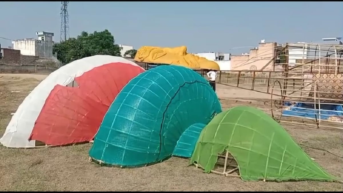 हरियाणा के इस शहर में तैयार हो रहा 120 फुट ऊंचा रावण का पुतला: 20 अक्टूबर को होगा दहन, तीन दिन चलेगा महोत्सव