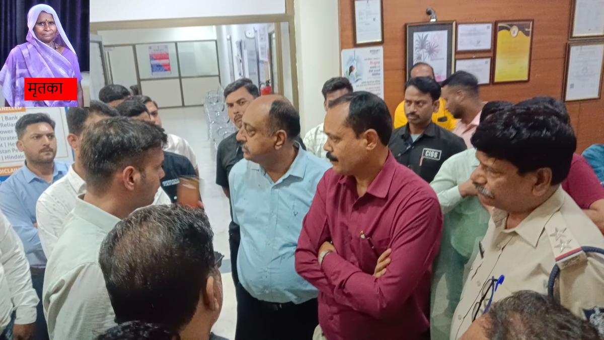 शैल्बी अस्पताल में मरीज की मौत पर जोरदार हंगामाः घर से चलकर आईं और 3 घंटे में मौत, बिल बनाया ढाई लाख, एंजियोप्लास्टी के नाम पर लूट का आरोप