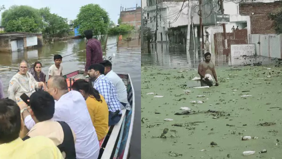 यूपी में 30 जिलों में बारिश का अलर्ट, लखनऊ में 40 हजार घरों में भरा पानी; 32 जिलों में बाढ़ जैसे हालात