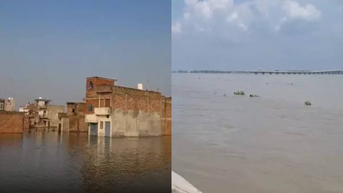 यूपी में बारिश थमी, फिर भी 11 जिलों में बाढ़; 10 नदियां खतरे के निशान से ऊपर