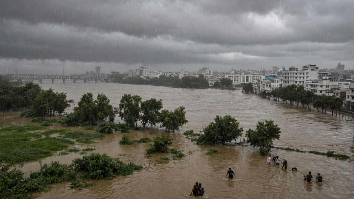 यूपी में बाढ़ के बीच फिर बिगड़ा मौसम, 42 जिलों में बारिश का अलर्ट