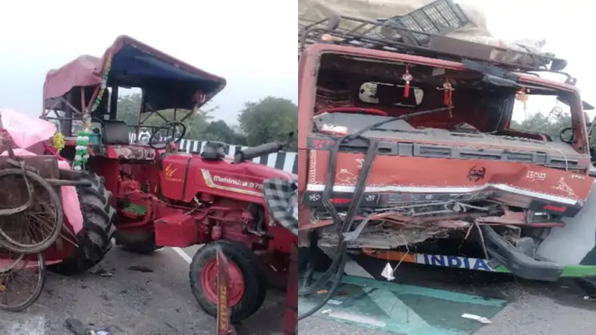 सहारनपुरः श्रद्धालुओं की ट्रैक्टर-ट्रॉली को कंटेनर ने मारी टक्कर, 4 की मौत; 20 से ज्यादा घायल