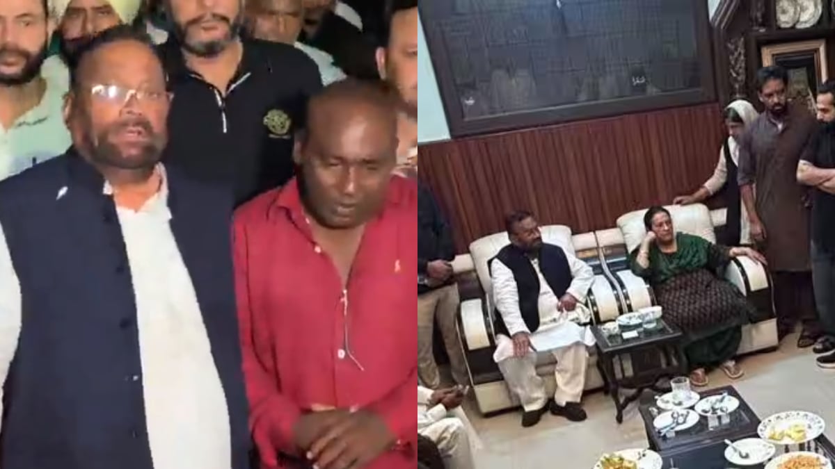 आजम खान के परिवार से मिले स्वामी प्रसाद मौर्य, 45 मिनट की मुलाकात से सियासी चर्चाएं तेज