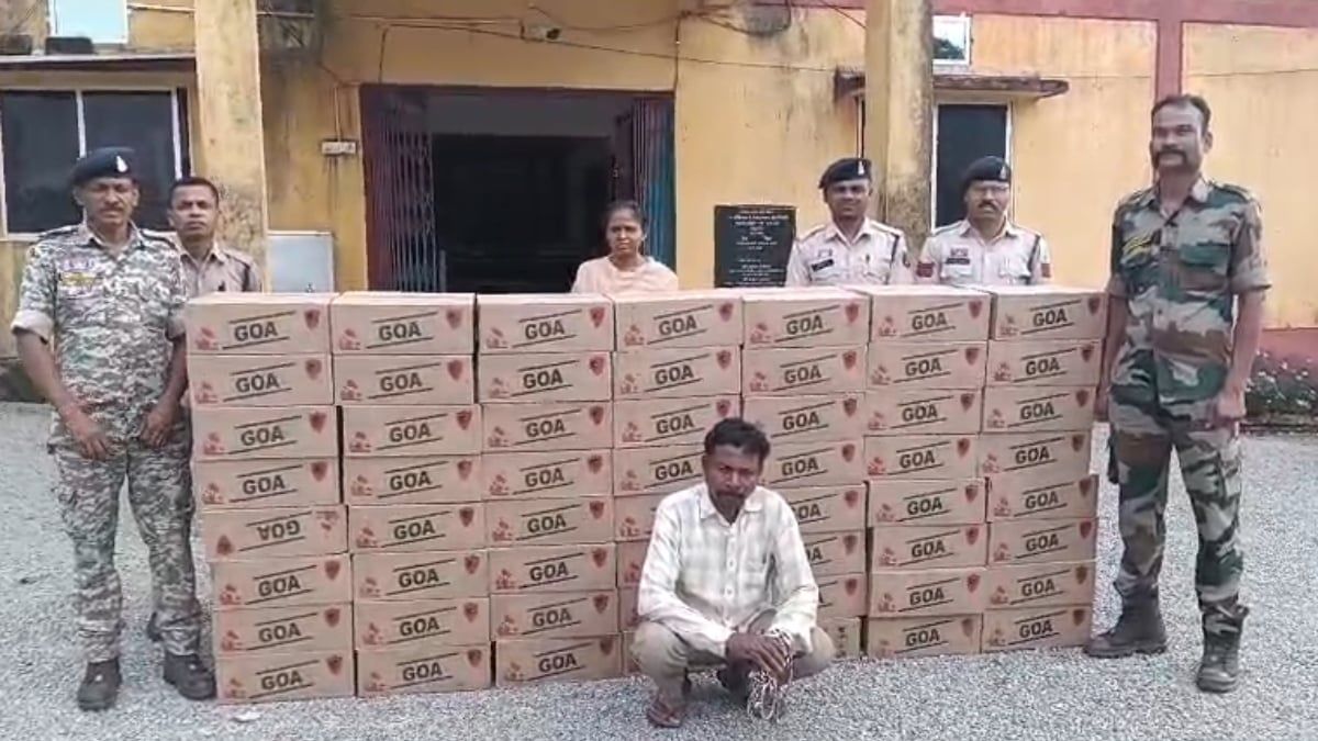75 पेटी अवैध शराब जब्त: दशहरा मेले में बेचने की थी तैयारी, पुलिस की छापेमारी में पकड़ाया एक आरोपी