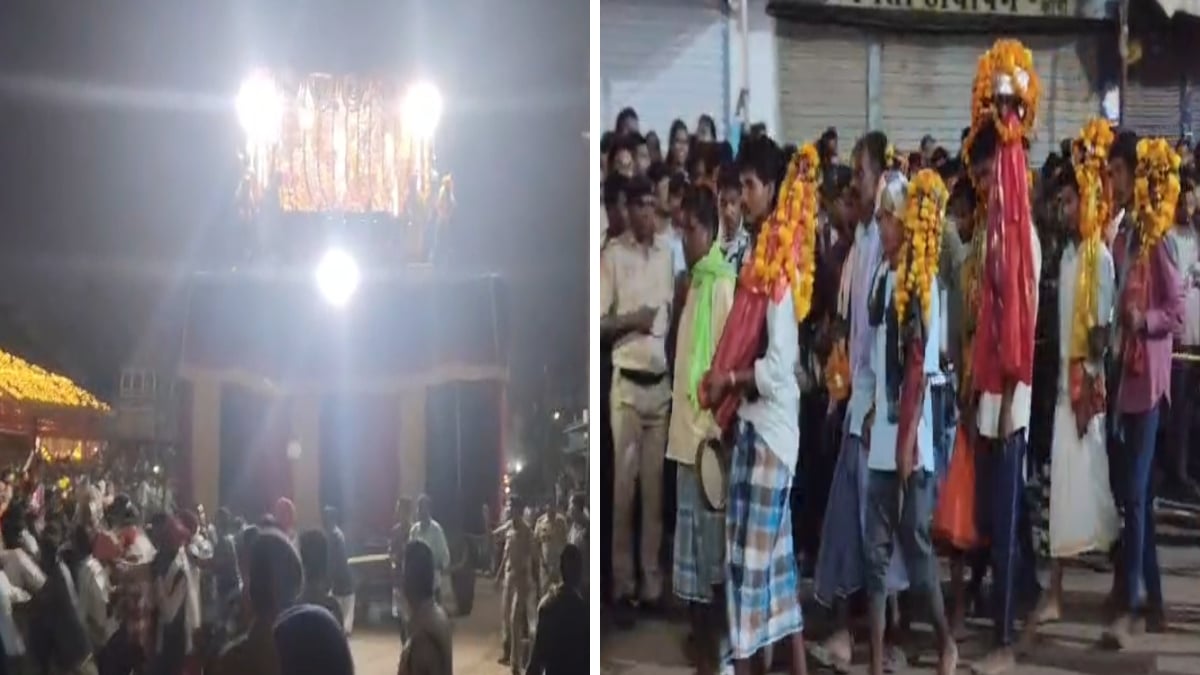 बस्तर दशहरा: देर रात निभाई गई भीतर रैनी की रस्म, जानिए राजमहल से रथ चुराने की ये अनोखी पंरपरा