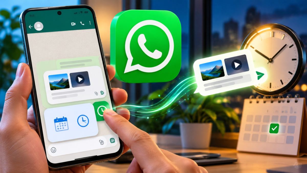WhatsApp ला रहा है धमाकेदार फीचर : अब तय समय पर अपने आप जाएगा मैसेज, जानिए कैसे काम करेगा Schedule फीचर