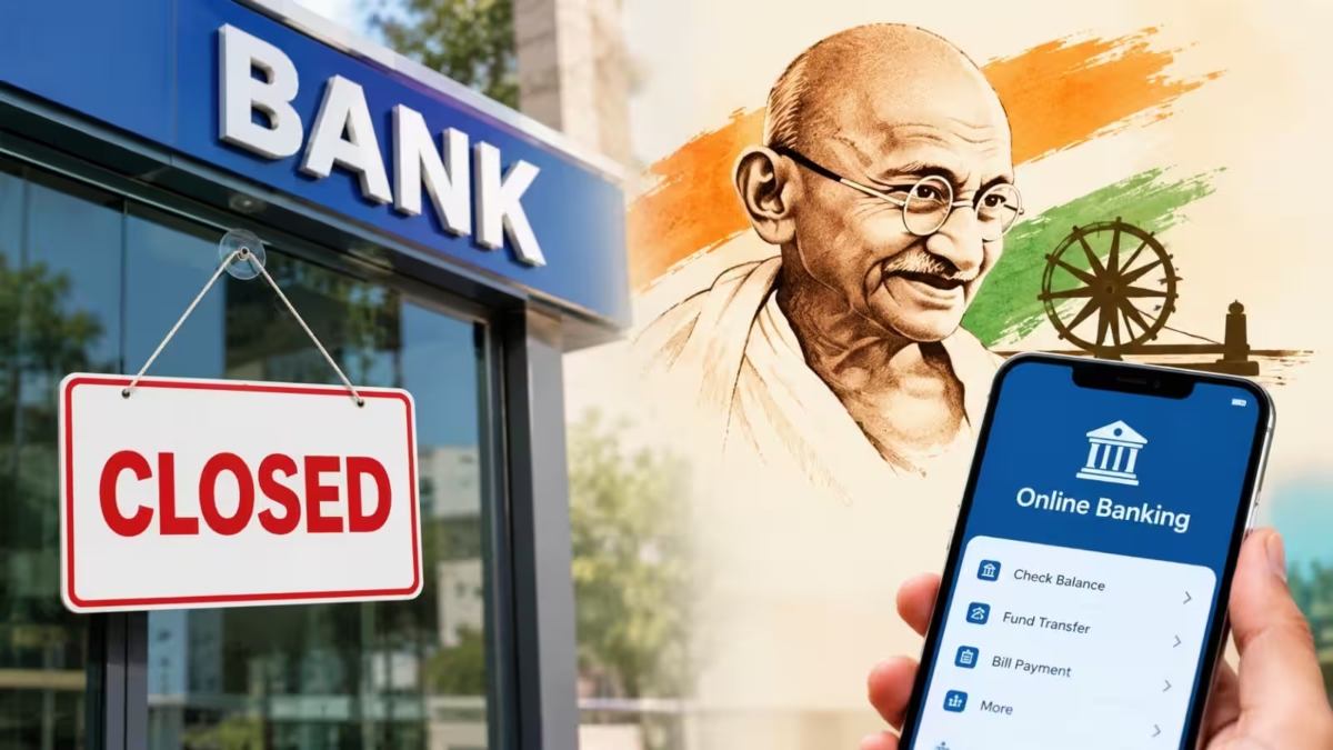 Bank Holiday October : 2 अक्टूबर को बंद रहेंगे बैंक, जाने से पहले चेक कर लें अपने शहर की छुट्टी