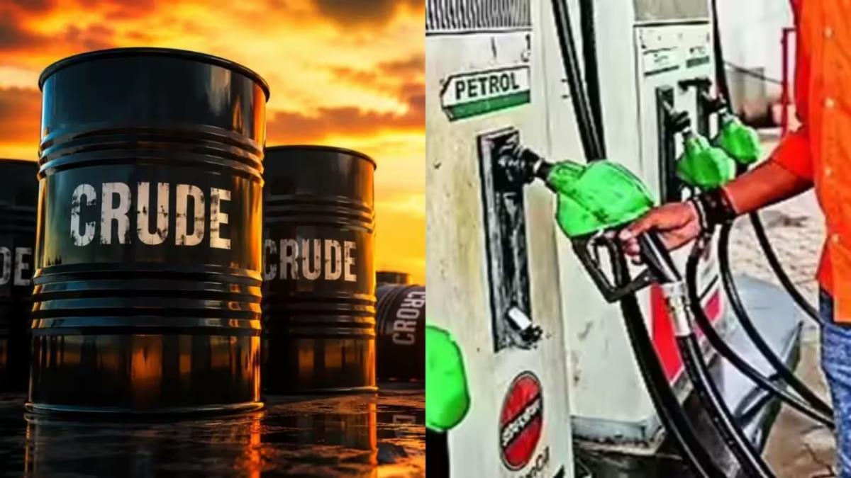 Crude Oil Price Today : ट्रम्प के बयान से कच्चे तेल में गिरावट, ब्रेंट 103 डॉलर के पार, भारत में पेट्रोल-डीजल के दाम स्थिर
