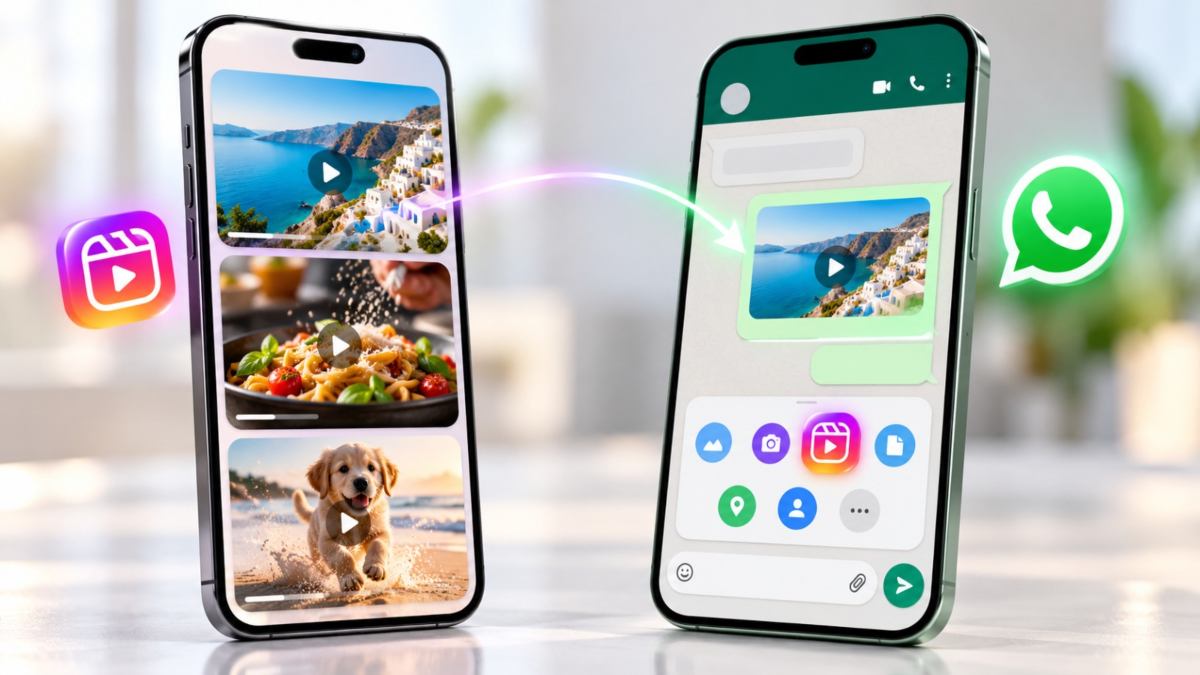 WhatsApp में आया Instagram Reels शेयर करने का नया फीचर, चैट में मिलेगा अलग बटन, जानें कैसे करेगा काम