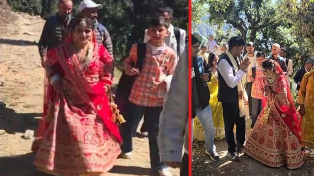 अनोखी शादी: मायके से खुद बरात लेकर निकली दुल्हन, शुभ मुहूर्त के चक्कर में लहंगे में ही सड़क पर लगा दी दौड़