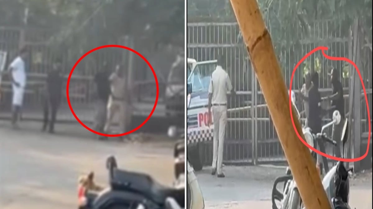CM हाउस के बाहर हाई-वोल्टेज ड्रामा: पुलिस से भिड़ंत के बाद हिरासत में युवक, मारपीट का वीडियो हुआ वायरल