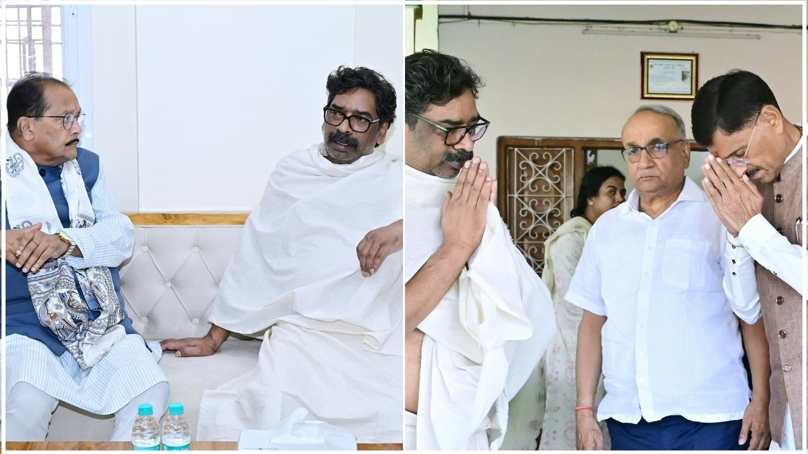 Hemant Soren News: रूपी सोरेन को श्रद्धांजलि देने नेमरा पहुंचे केंद्रीय मंत्री जी किशन रेड्डी, भूपेश बघेल समेत कई नेता