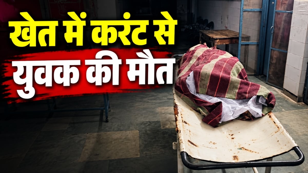 दर्दनाक हादसा: खेत में जंगली सुअर के लिए बिछाया करंट, चपेट में आकर गई युवक की जान, मचा हड़कंप
