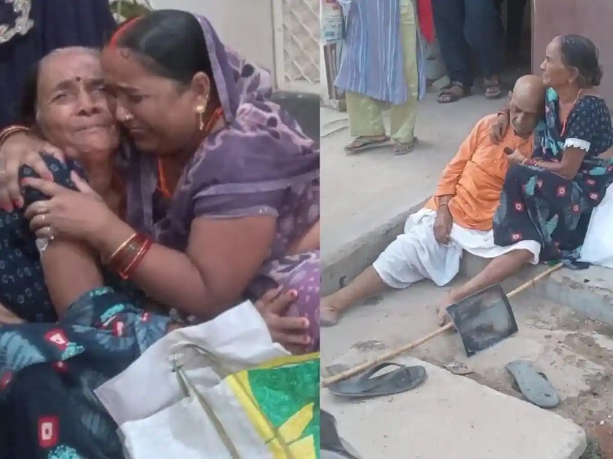 गोद में थमीं सांसें, सीढ़ी पर शव से बातें करती रही बेबस पत्नी: अस्पताल में दिल पसीज देने वाला मंजर, जानें मामला