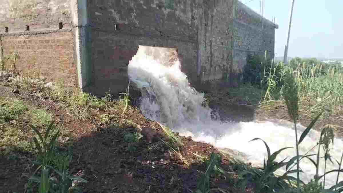 लोकार्पण से पहले भ्रष्टाचार उजागर: 1324 करोड़ की सिंचाई परियोजना की लाइन फूटी: कलेक्टर ने कंस्ट्रक्शन को बताया कारण