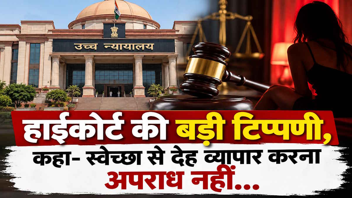 हाईकोर्ट की बड़ी टिप्पणी, कहा- स्वेच्छा से देह व्यापार करना अपराध नहीं…