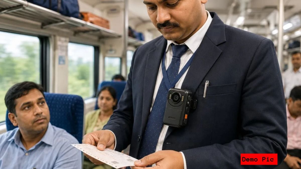टीटीई अब पहनेंगे बॉडी कैमरेः यात्रियों से विवाद और बहस की हर गतिविधि होगी रिकॉर्ड, रेलवे ने दिए 56 कैमरे