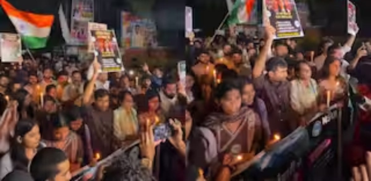 अंकिता भंडारी के इंसाफ को लेकर पूरे दिल्ली में जोरदार प्रदर्शन, प्रदर्शनकारियों की खबर न देने पर एलआईयू इंस्पेक्टर निलंबित