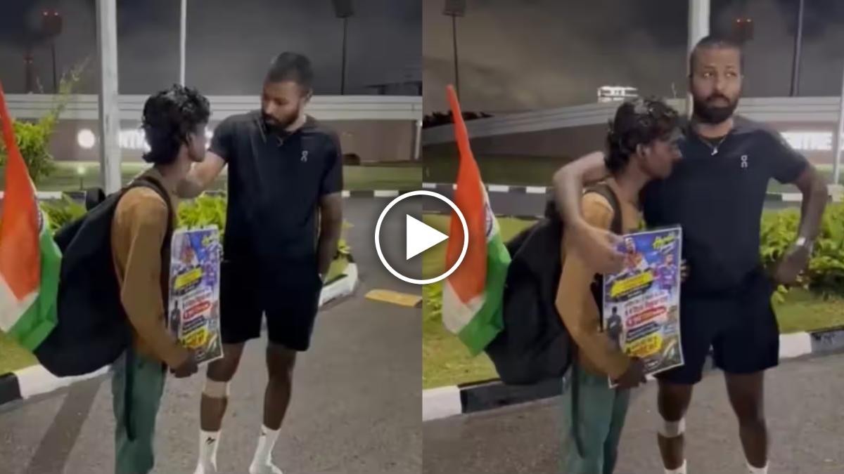 हार्दिक पांड्या से मिलने 2,400 KM पैदल चला फैन, कहानी सुनकर हैरान हुए क्रिकेटर, घर वापसी का भी किया इंतजाम, देखे वायरल VIDEO