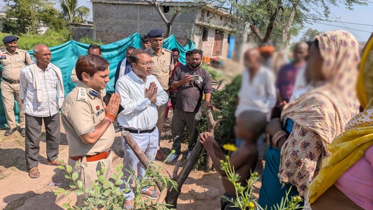नाबालिग हत्याकांड: पीड़ित परिवार से मिलने घर पहुंचे कलेक्टर-SSP, डिप्टी CM से फोन पर बात करते हुए रुंधा मां का गला, दोषियों को उम्रकैद की सजा देने की मांग