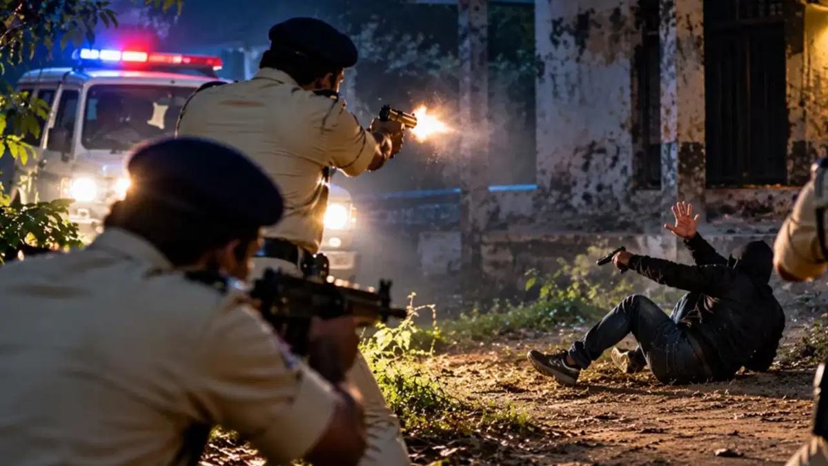 BJP कार्यकर्ता के हत्यारोपी का पुलिस ने किया एनकाउंटर, सुजित मंडल का शव तीन टुकड़ों में मिला था