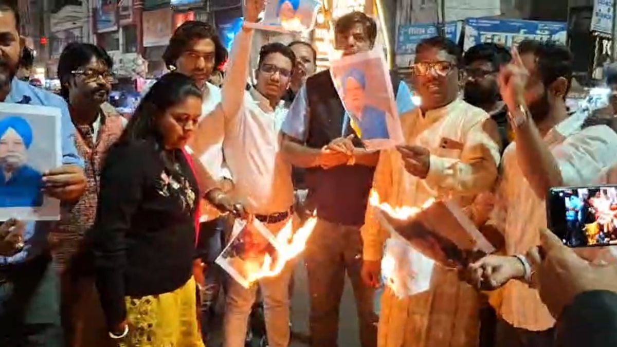 हरदीप पुरी की उम्मीदवारी पर बवाल: भोपाल में कांग्रेस नेताओं को किया नजरबंद, जबलपुर में जलाया पुतला