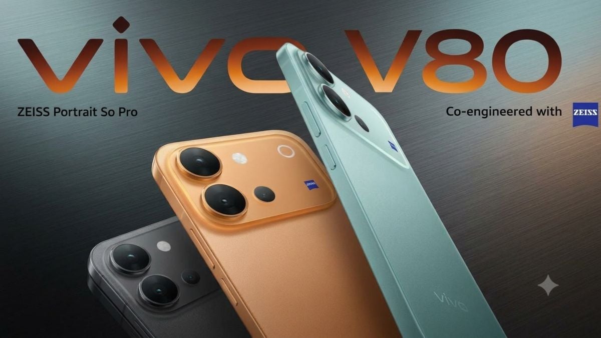 Vivo V80 की आज से शुरू हुई बिक्री, 50MP ZEISS कैमरा और 7200mAh बैटरी से लैस, जानें कीमत