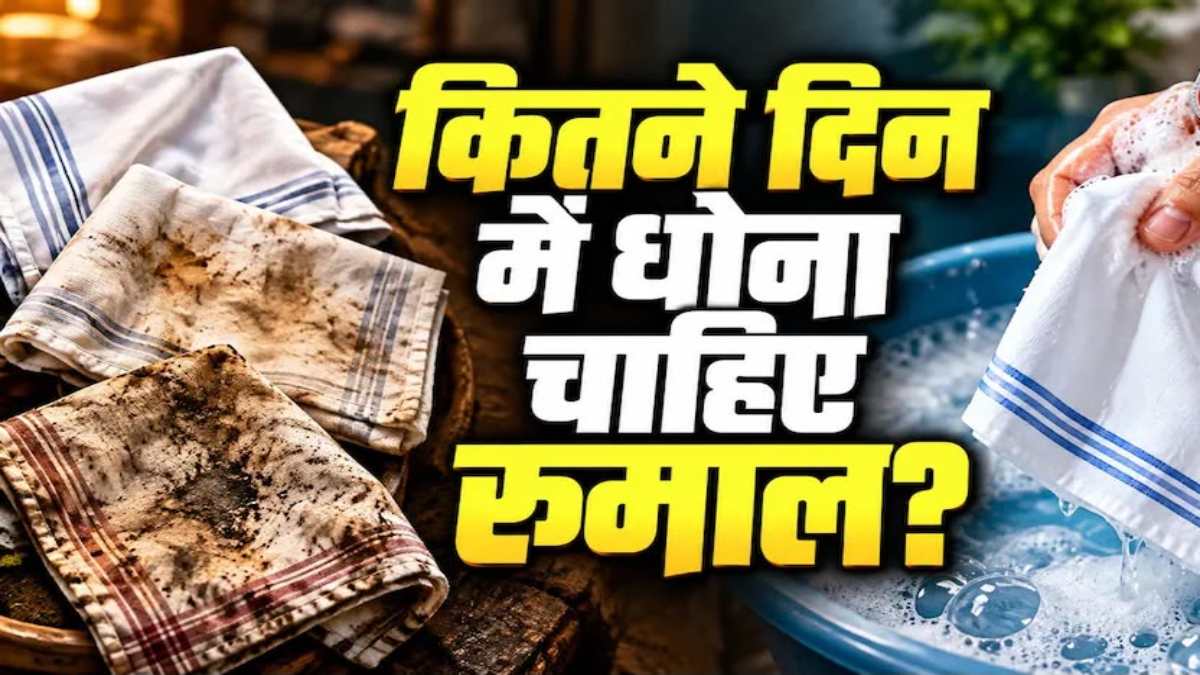 रोज इस्तेमाल करते हैं रूमाल तो कितने दिन में धोना चाहिए? जानें बैक्टीरिया से बचने और सफाई का सही तरीका