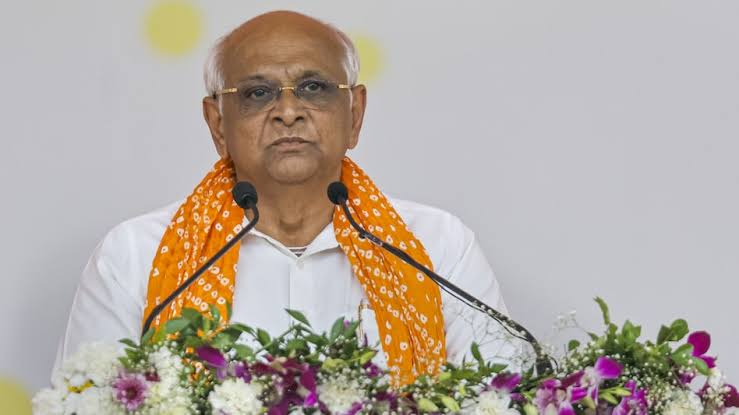 गुजरात में भाजपा का विशाल मार्च, सीएम भूपेंद्र पटेल और नड्डा हुए शामिल