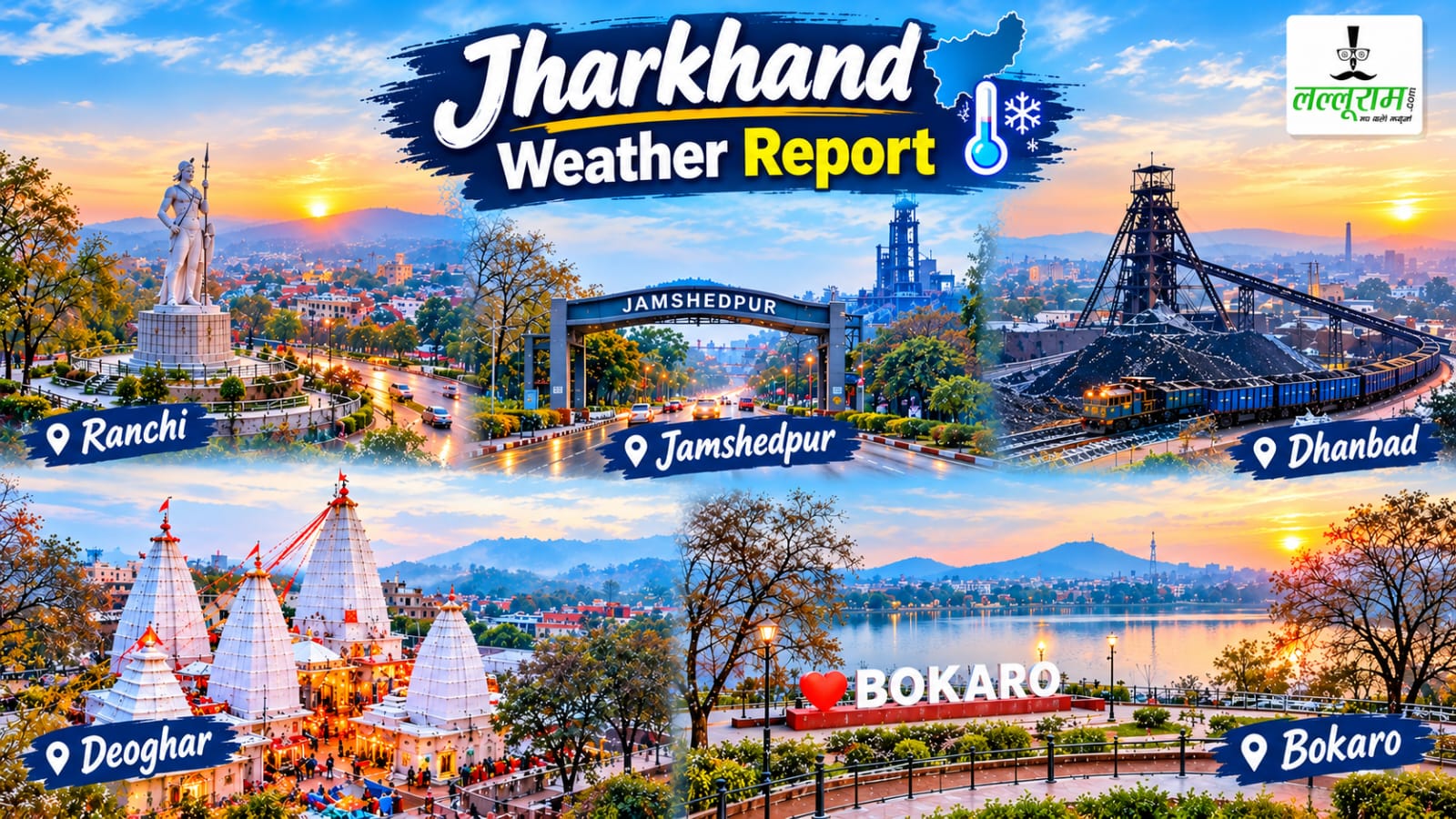 Jharkhand Weather: झारखंड में बदलेगा मौसम का मिजाज, 3 दिन में 2-3 डिग्री गिरेगा तापमान, सुबह कुहासा, शाम को ठंडी हवाएं