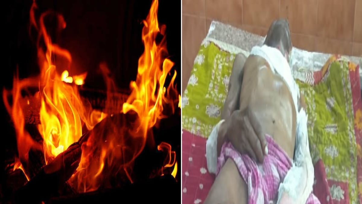 खाना खाकर सोया बुजुर्ग, सुबह उठा ही नहीं… शॉर्ट शर्किट से घर में लगी आग, खाट भी जला, सोते-सोते हुई मौत