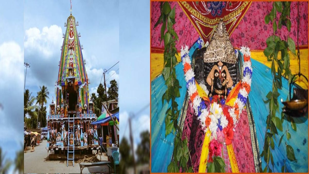 मां बिरजा की नौ दिवसीय रथयात्रा शुरू: ‘सिंहध्वज’ रथ पर सवार हुईं देवी, उमड़ा श्रद्धालुओं का जनसैला
