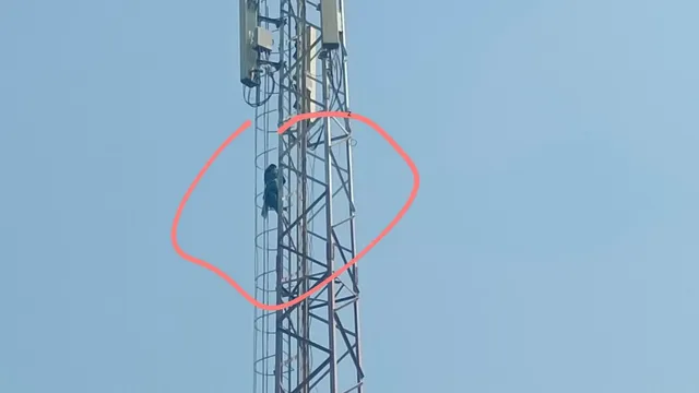 Palamu News : पलामू में मोबाइल टावर पर चढ़ी युवती, मचा हड़कंप; पुलिस ने सुरक्षित नीचे उतारा