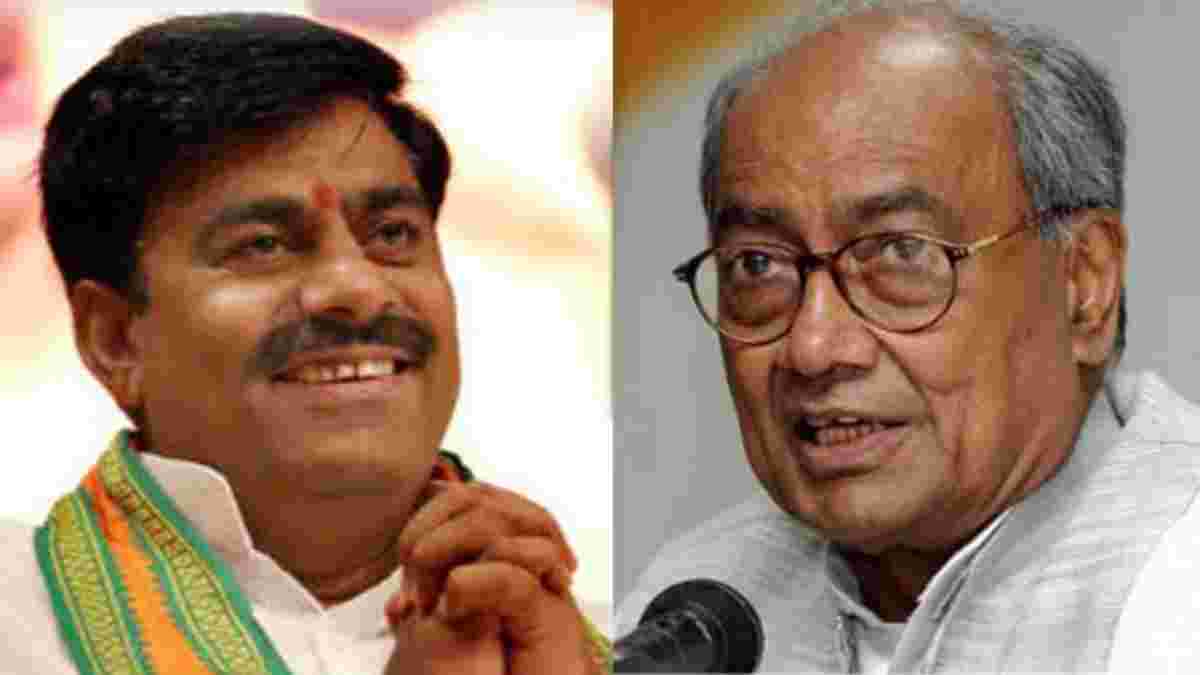 दिग्विजय के ‘हिंदुत्व’ वाले बयान और यात्रा पर सियासत: जूना अखाड़े के विरोध के बाद बीजेपी विधायक का हमला