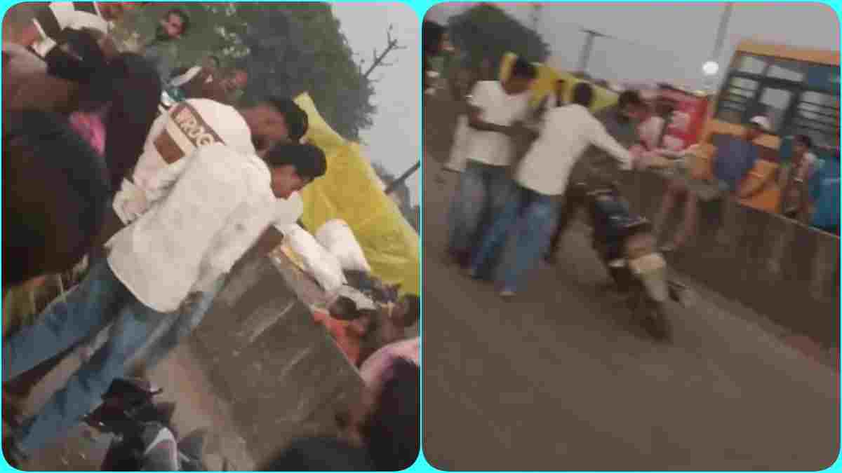 बाइक सवार युवक पर जानलेवा हमला, राहगीरों के सामने ताबड़तोड़ बरसाए लट्ठ, वीडियो वायरल होने के बाद हरकत में आई पुलिस