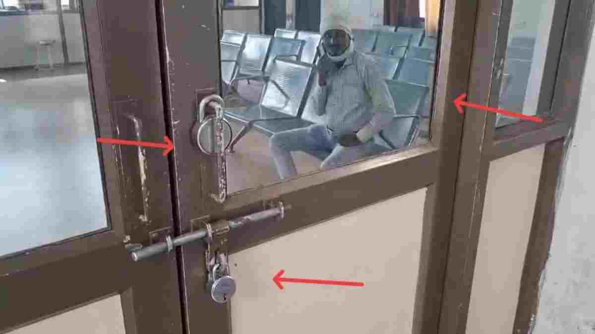 अस्पताल में मरीज को बना दिया बंधक, इलाज कराने आए मरीज को OPD में ताला लगाकर किया कैद