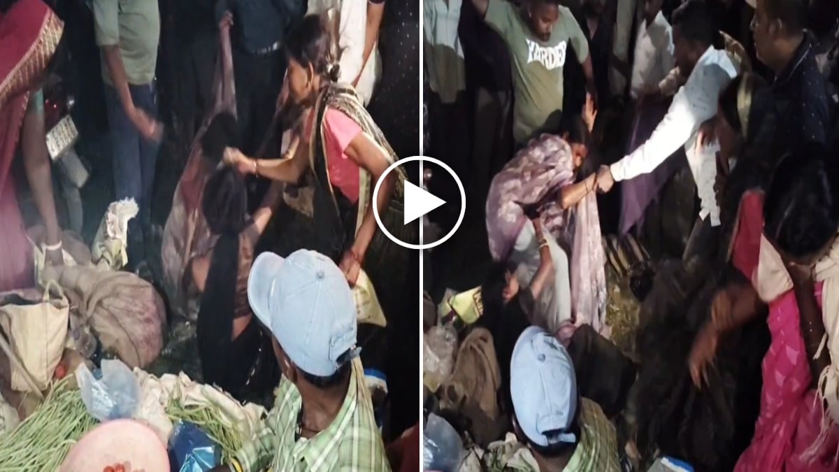 चोरी के आरोप में महिलाओं की पिटाई: भीड़ ने बरसाए लात-घूंसे, वीडियो हुआ सोशल मीडिया पर वायरल