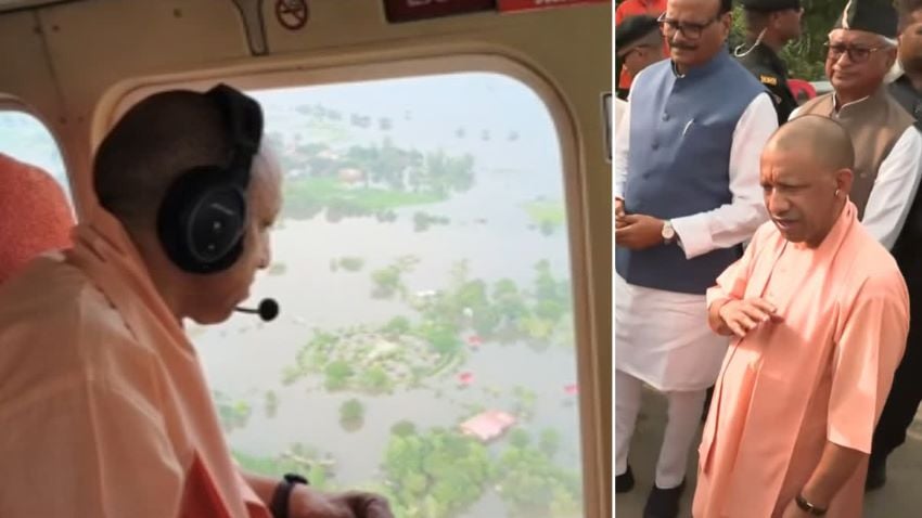 बाढ़ के बीच ग्राउंड जीरो पर उतरे CM योगी! फैजुल्लागंज में पीड़ितों का दर्द देख गोमती तटबंध बनाने का दिया निर्देश